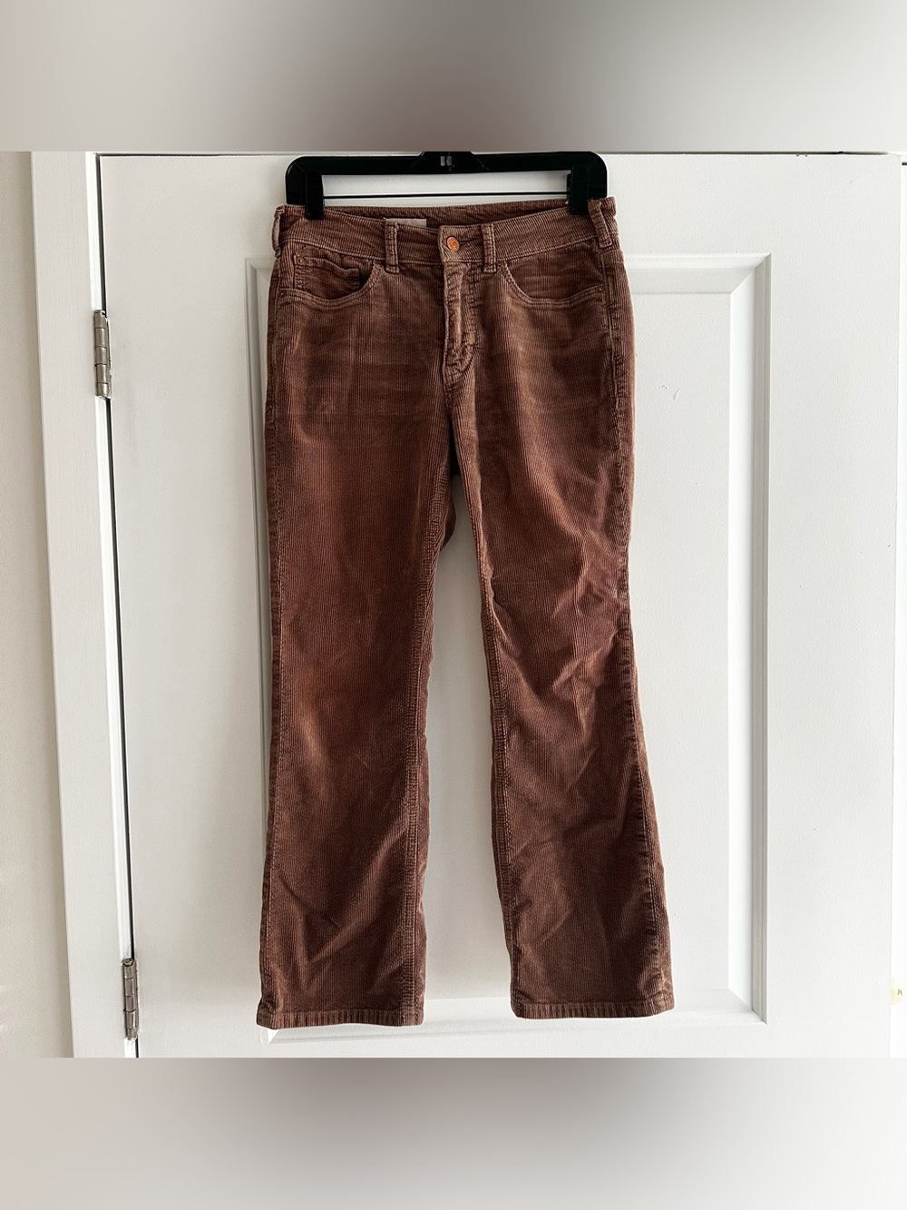 Pilcro Anthropologie Brown Corduroy Ankle Pants